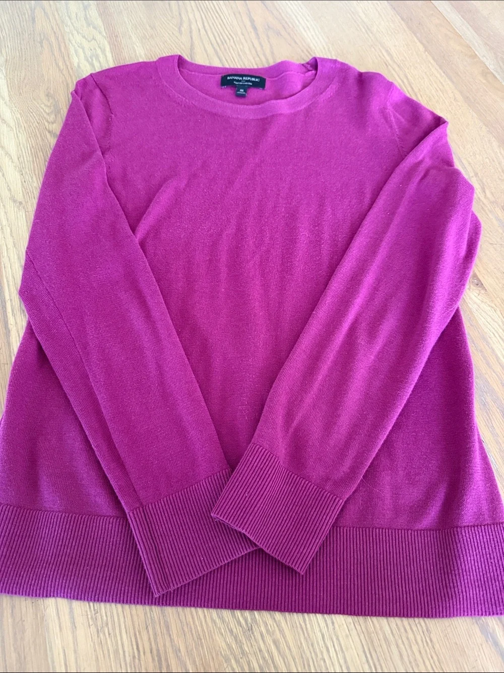 Banana Republic Raspberry Forever Crewneck Sweater - Picture 3 of 4
